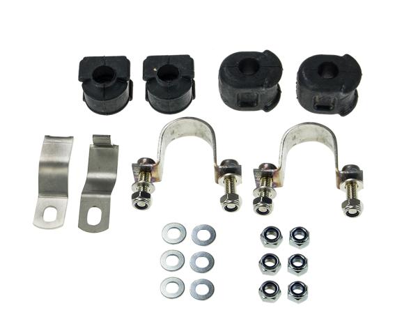 Lager- und Montagesatz Stabilisator, vorne (16546), Halter Edelstahl